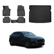 OMAC Fußmatten & Kofferraumwanne Set für Mazda CX-30 2020-2026 FWD