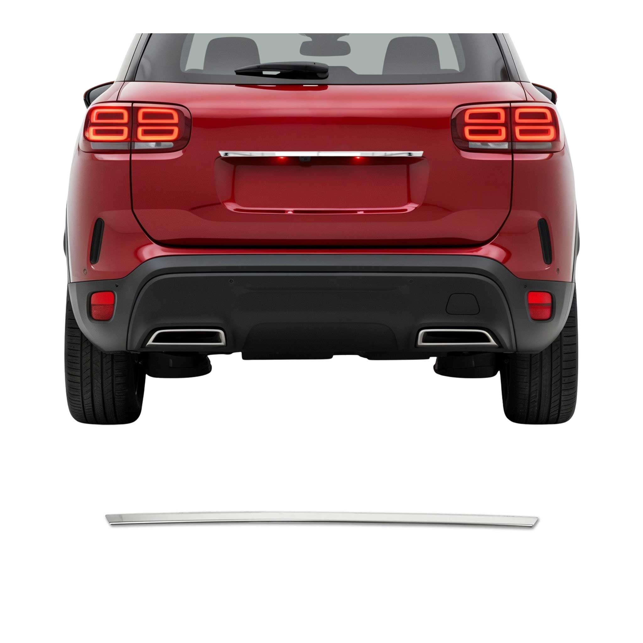 Heckklappe Kofferraumöffner Griff für Citroen C5 Aircross 2018-2025 Chrom