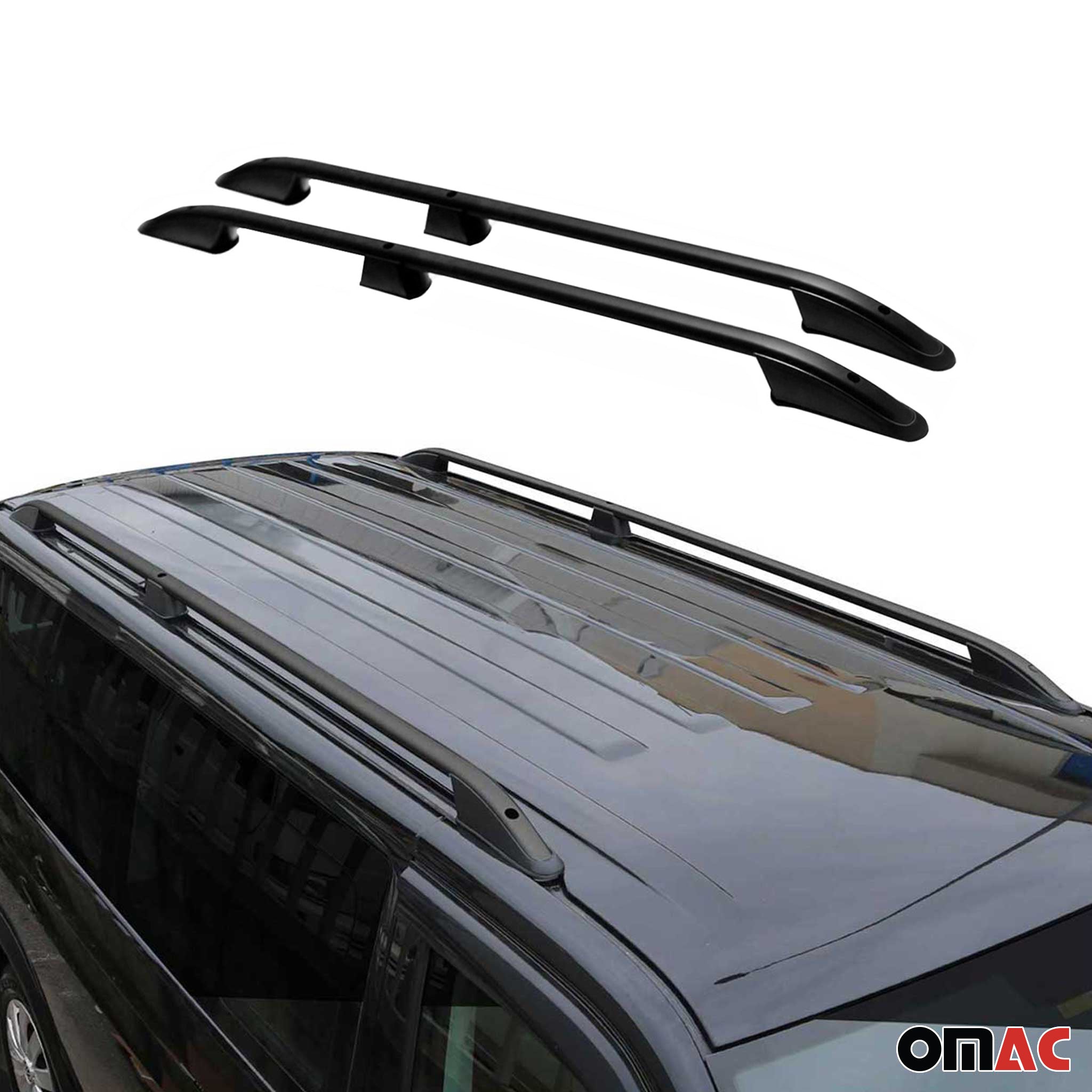Dachreling für Opel Combo D Fiat Doblo 2 2010-2021 L2 Langer Alu ABE Schwarz