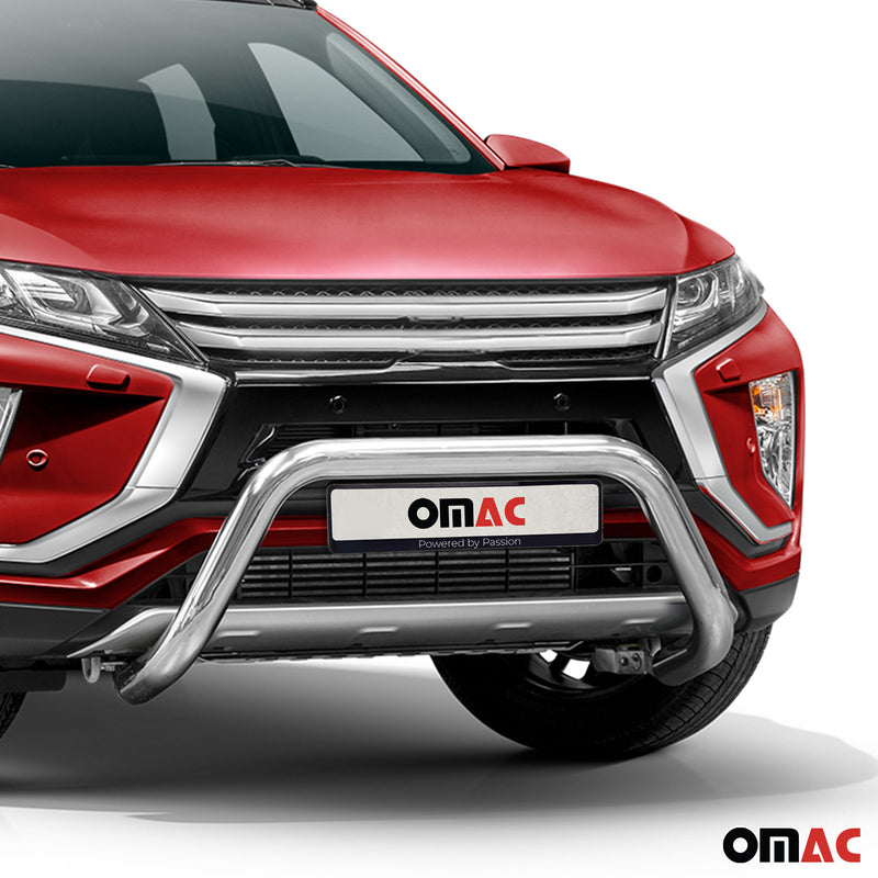 Frontbügel Frontschutzbügel für Mitsubishi Eclipse Cross 2017-2025 ABE Silber