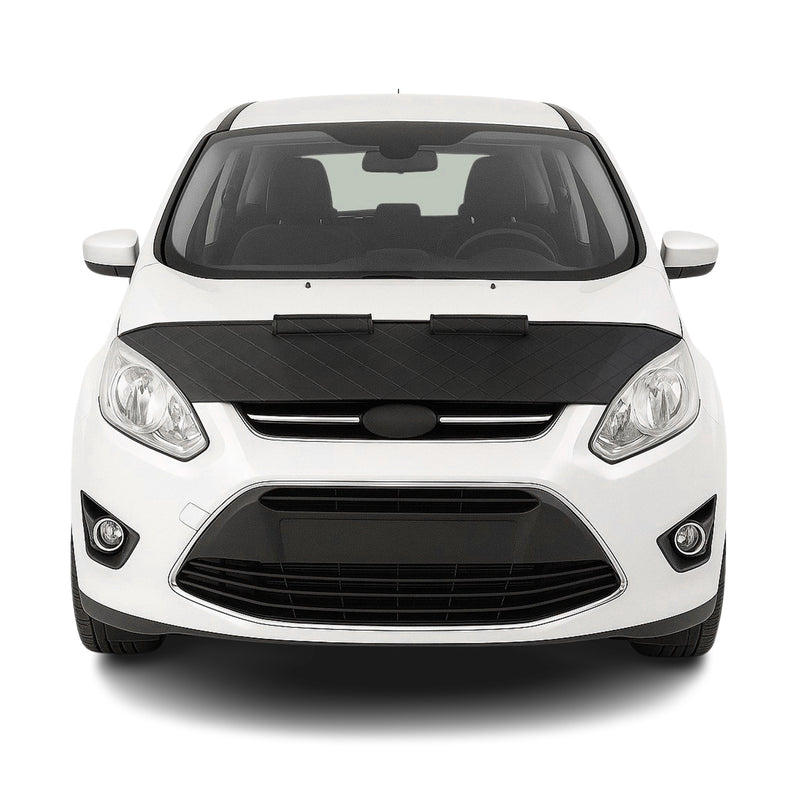 Haubenbra Steinschlagschutz Bonnet Bra für Ford C-Max 2015-2019 Schwarz Halb