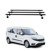 Dachträger Grundtäger für Fiat Doblo 2010-2021 75kg Stahl Schwarz 3 tlg