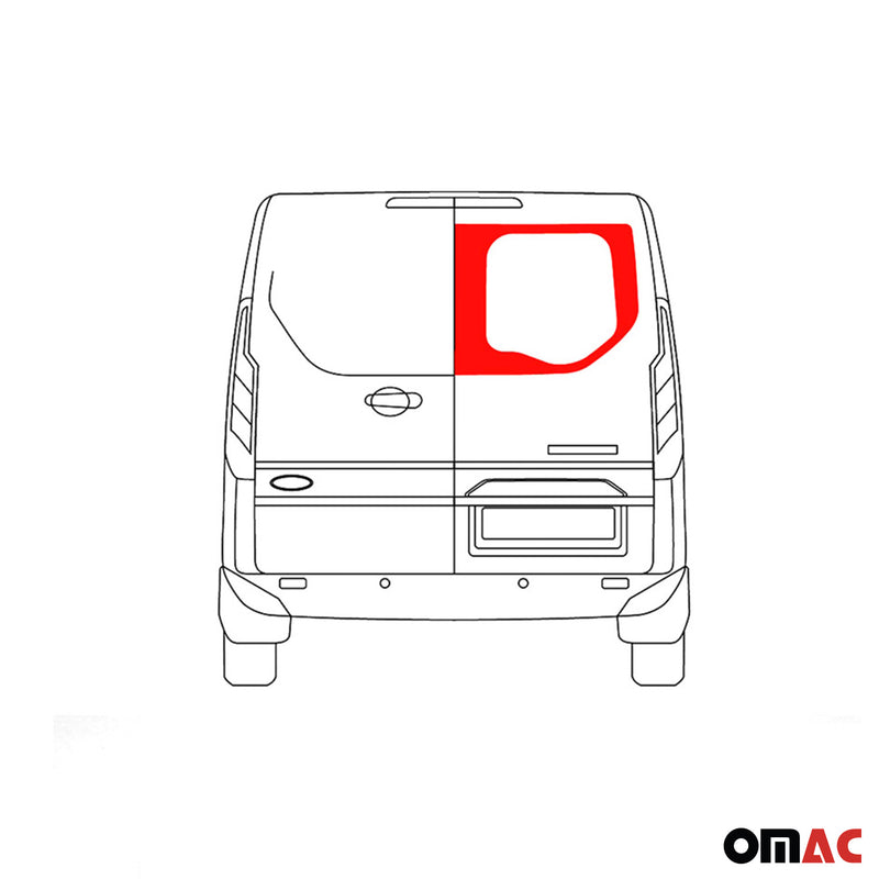 Heckflügeltür Autoglas für Ford Transit Custom 2014-2024 Links Rechts L1 L2 SET