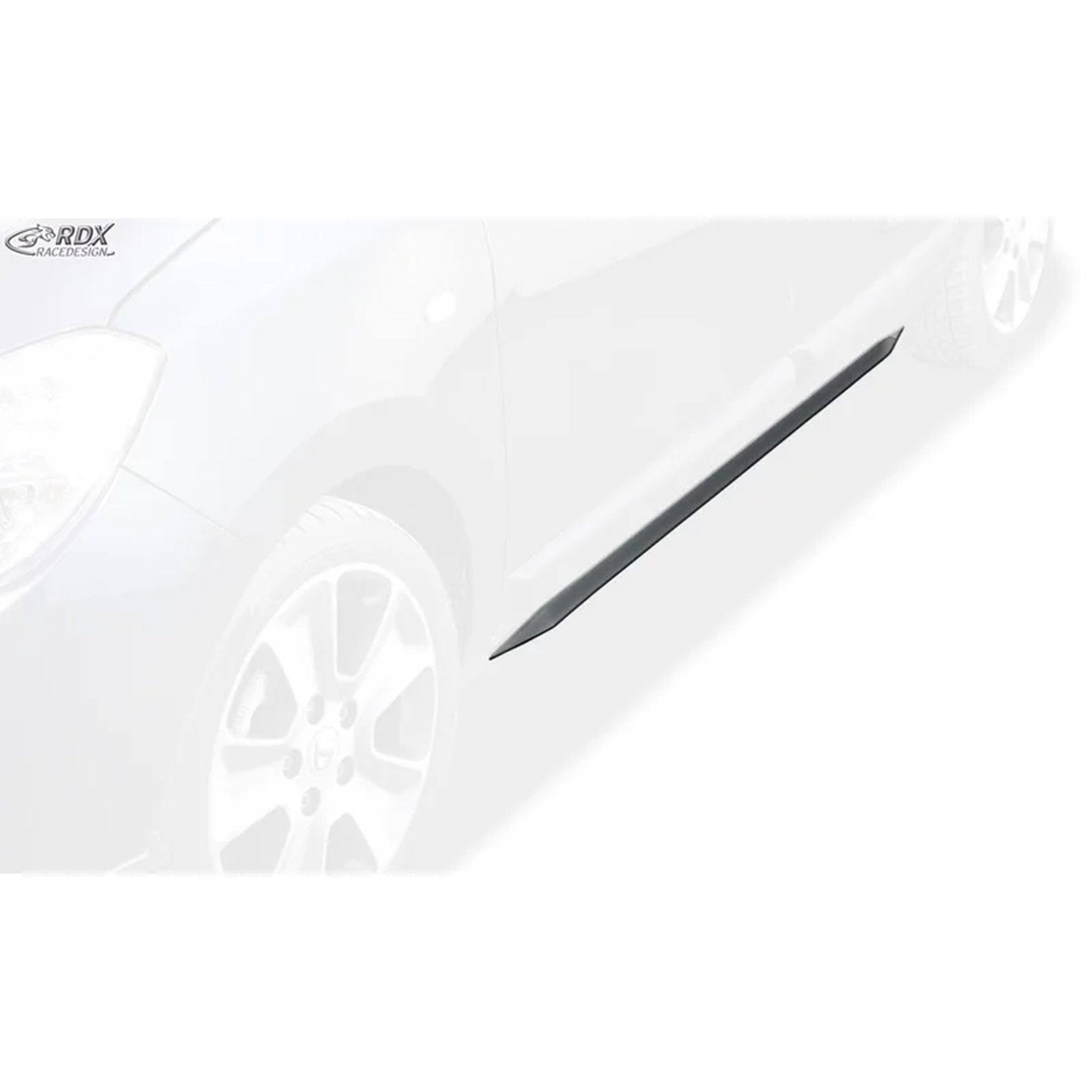 RDX Seitenschweller 'Slim' für Dacia Lodgy ABS Schwarz 2er-Set TÜV