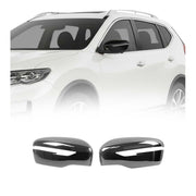 Spiegelkappen Spiegelabdeckung für Nissan X-Trail 2014-2022 Chrom ABS Dunkel