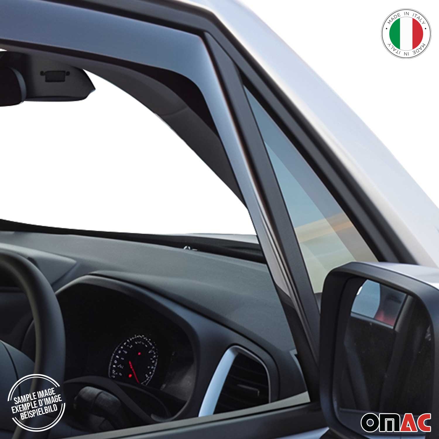 Windabweiser Regenabweiser für Nissan NV300 2016-2024 Dunkel Acryl 2tlg