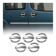 Chrom Türgriff Blende für Fiat Doblo 2000-2010 5-Tür Edelstahl 15x