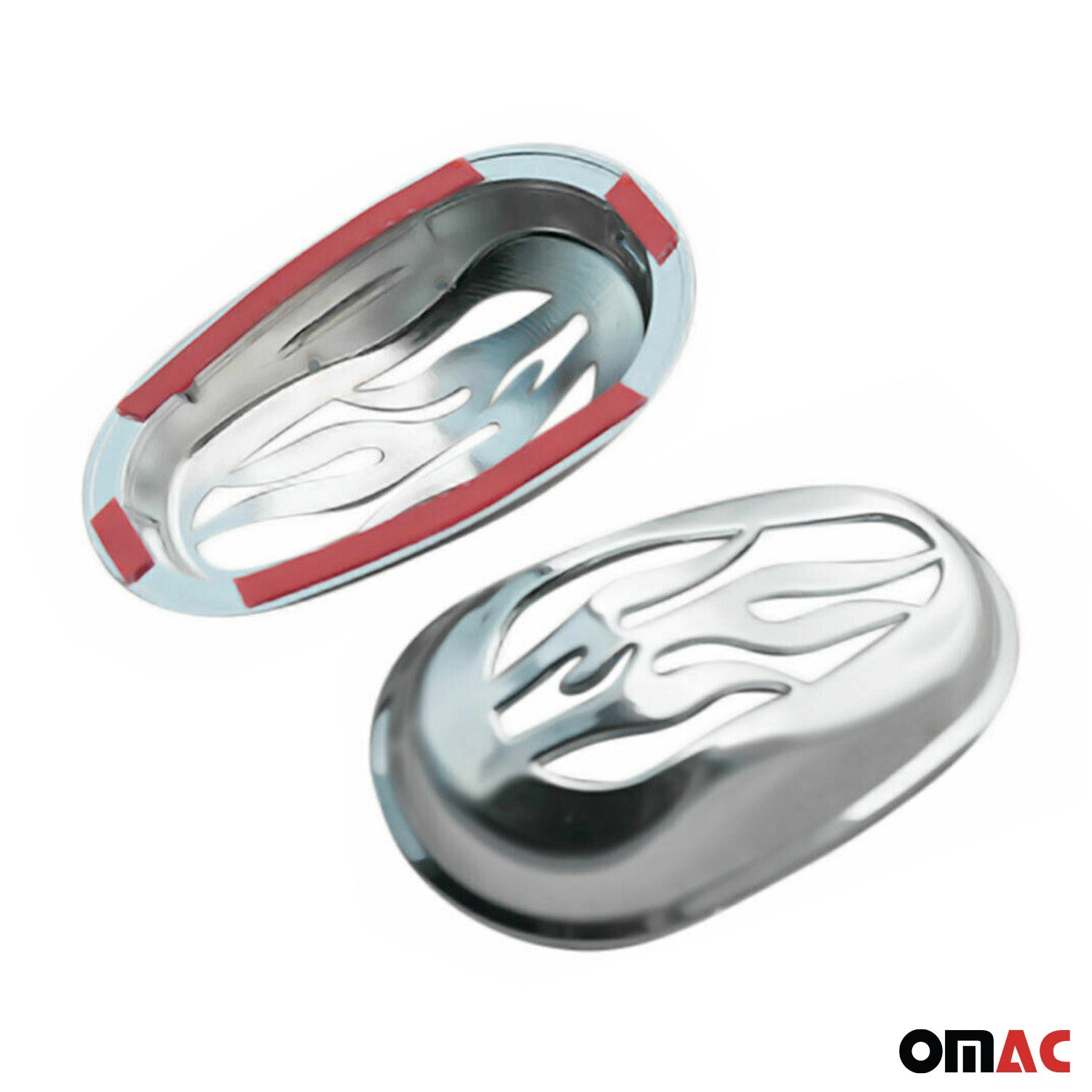 Blinker Signal Rahmen für Nemo Bipper Fiorino Qubo C2 C3 2tlg Abs Satin Chrom