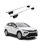 Dachträger Gepäckträger für Skoda Elroq 2024-2026 ABE Stahl Silber 2x