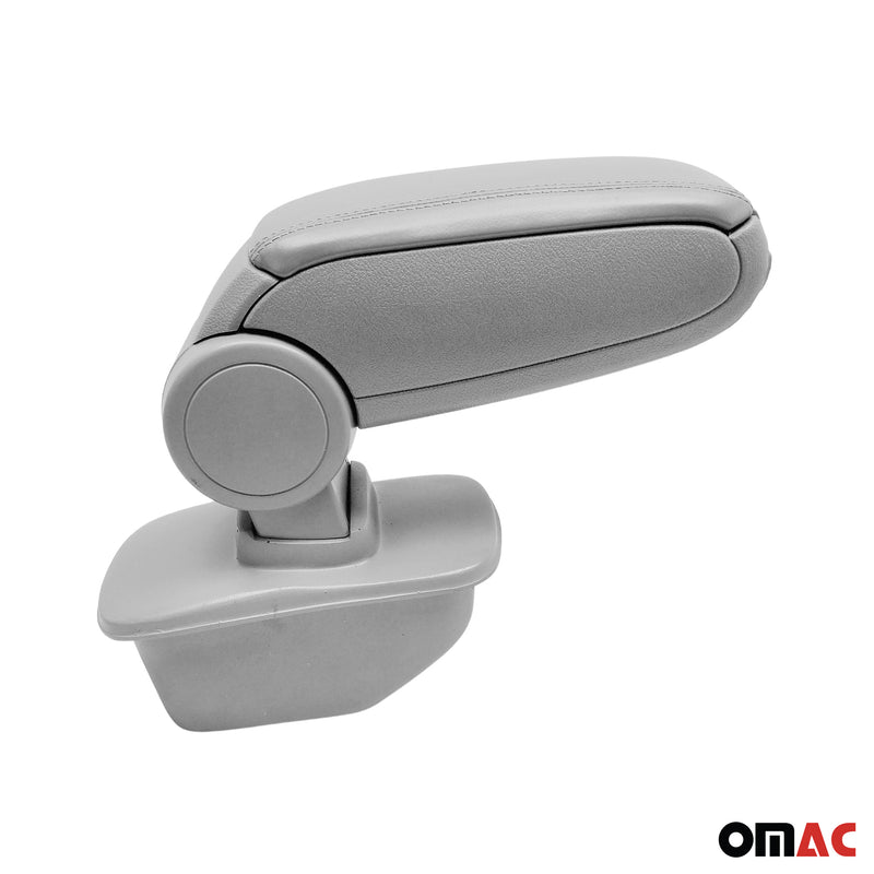 Mittelarmlehne Armlehne Mittelkonsole für Peugeot 308 2007-2014 PU-Leder Grau
