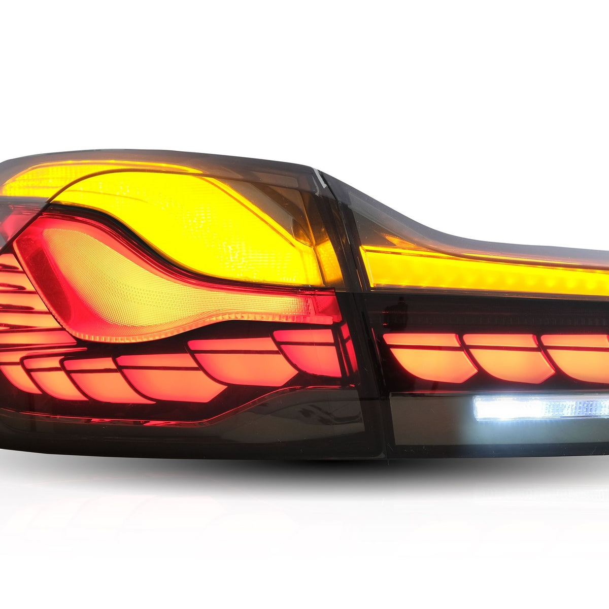 JOM OLED/LED Rückleuchten für BMW F32 Coupe/F33 Cabrio/F36 Gran Coupe 2013-2021 Rauchgrau