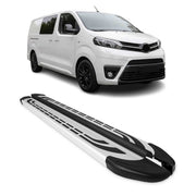 Trittbretter Seitenschweller für Toyota Proace 2016-2026 L2 L3 Langer Alu