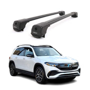 Dachträger Grundträger für Mercedes EQB X243 2022-2026 Aluminium 75kg Schwarz 2x