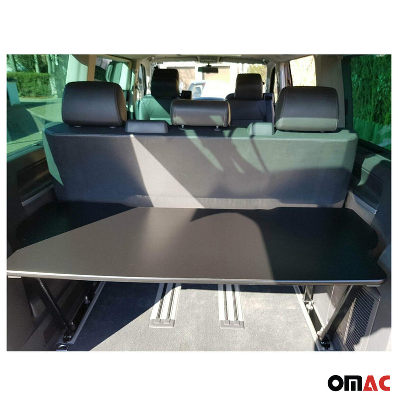 Multiflexboard Bettverlängerung Ablage für VW T5 T6 Multivan 2003-2025 Schwarz