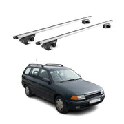 Dachträger Grundtäger für Opel Astra F G Kombi 1991-2004 90kg Alu Silber 2x ABE