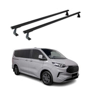 Dachträger Grundtäger für VW Transporter T7 2023-2026 75kg Alu Schwarz 2 tlg