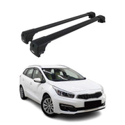 Dachträger Gepäckträger für Kia Ceed Estate SW 2012-2018 ABE Alu Schwarz
