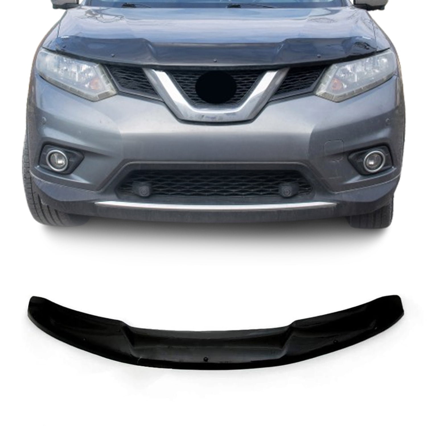 Motorhaube Deflektor Insektenschutz für Nissan X-Trail 2014-2022 Dunkel