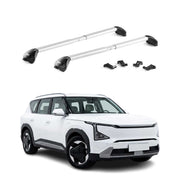 Dachträger Grundtäger für Kia EV5 2024-2026 100kg Aluminium Silber 2 tlg ABE