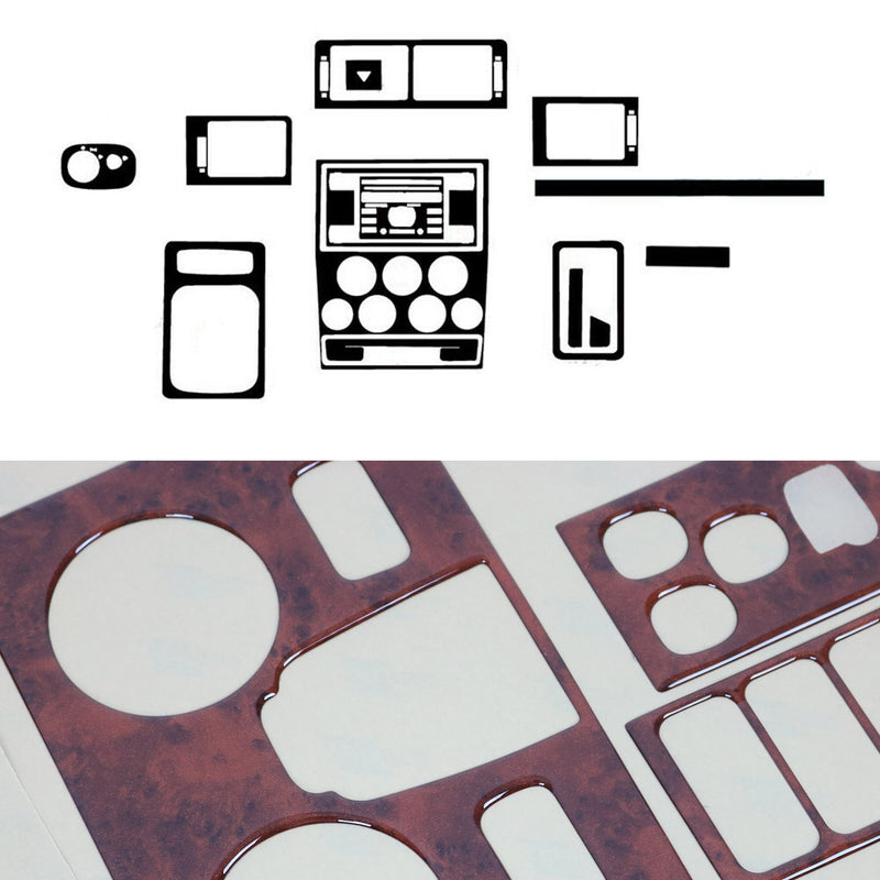 Innenraum Dekor Cockpit für Ford Connect 2007-2013 Wurzelholz Optik 11tlg