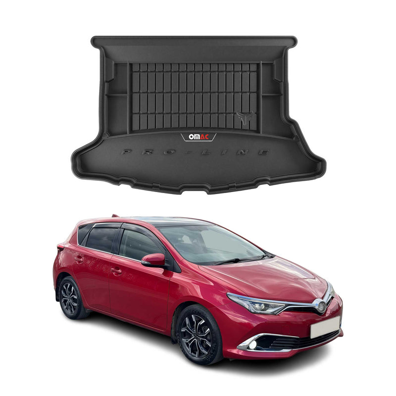 OMAC Gummi Kofferraumwanne für Toyota Auris 2012-2018 TPE Laderaumwanne Schwarz