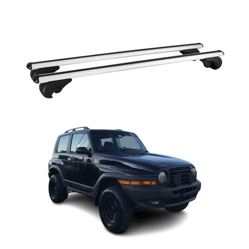 Dachträger Grundtäger für SsangYong Korando 1996-2006 75kg Alu Silber 2 tlg