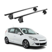 Stahl Dachträger für Renault Scenic III X-Mod 2009-2016 TÜV 75 kg 2tlg Schwarz