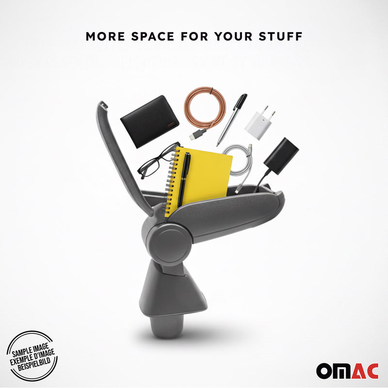 Mittelarmlehne Armlehne Mittelkonsole für Skoda Octavia 2004-2013 PU-Leder Grau