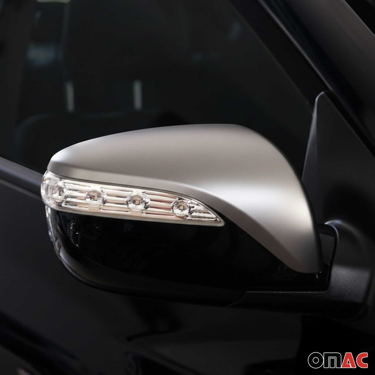Spiegelkappen Spiegelabdeckung für Hyundai ix35 2009-2015 Edelstahl Matt 2tlg