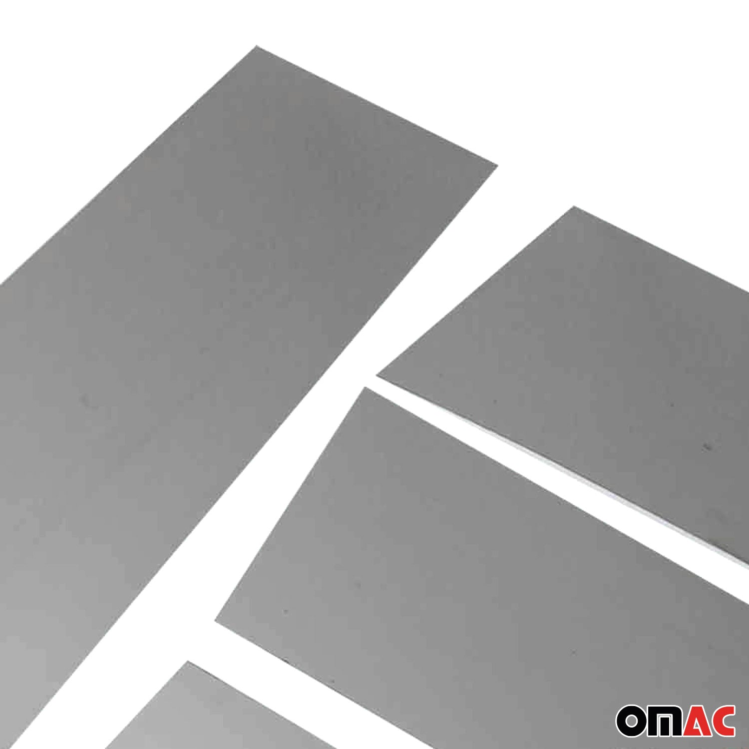 B-Säule Türsäulen Verkleidung für Fiat Doblo 2010-2021 Edelstahl Dunkel 8tlg