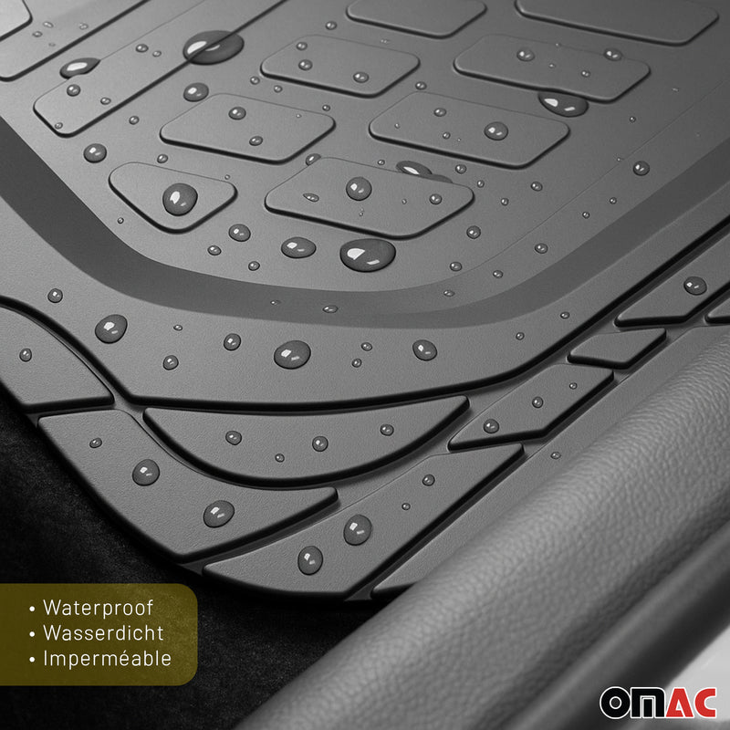 BMW 1 Series Floor Mats Cut to Size Rubber Black 4-Piece