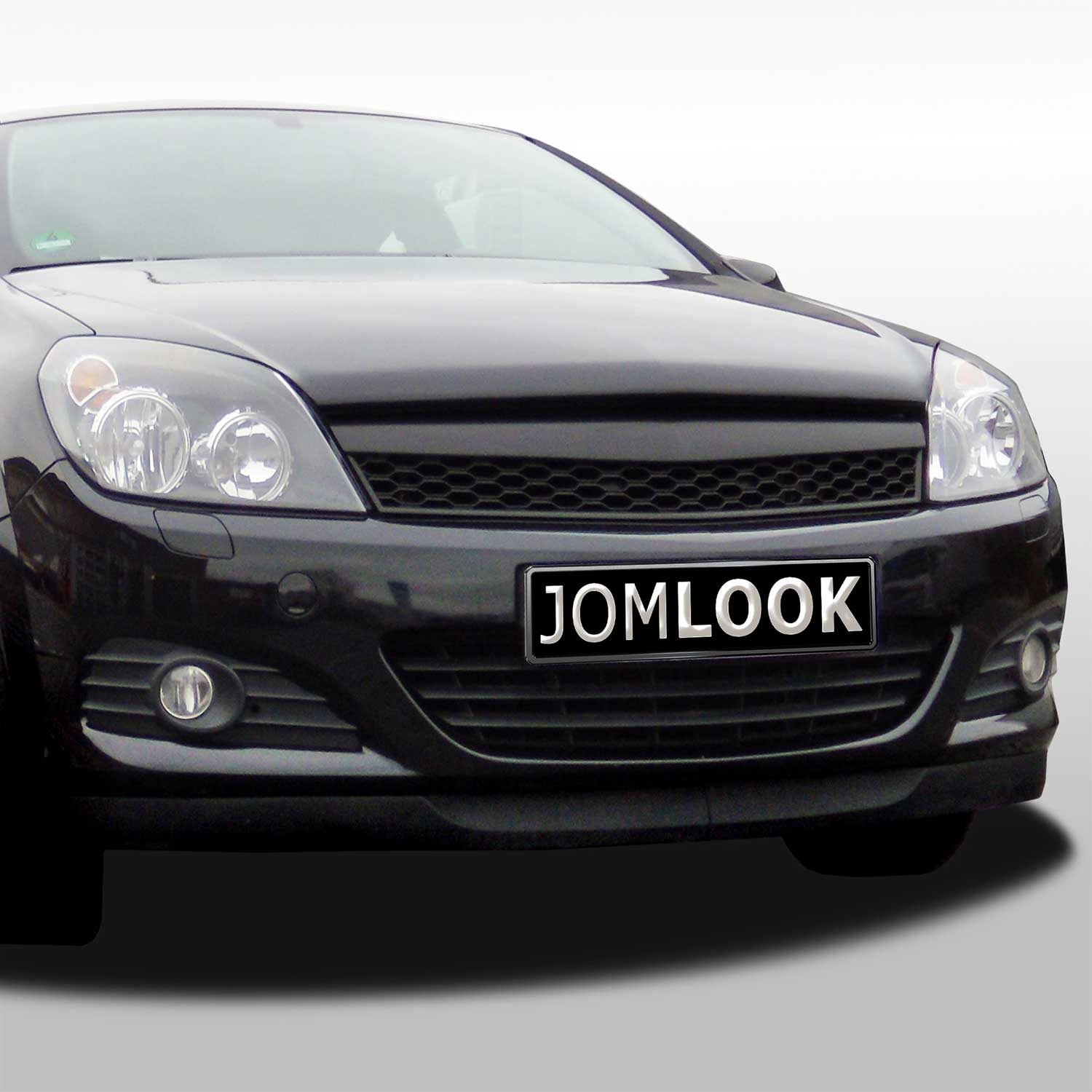 JOM Kühlergrill Kühlergitter für Opel Astra H 3Türer 2005-2007 schwarz 1tlg