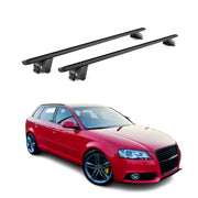 Dachträger Grundtäger für Audi A3 Sportback 8P 8V 2004-13 100kg Alu ABE Schwarz