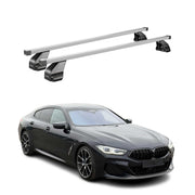 Menabo Dachträger für BMW 8er Gran Coupe G16 G15 2018-26 Aluminium Schwarz 2tlg