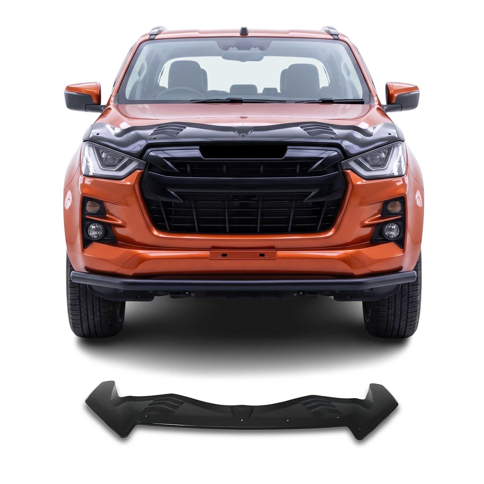 Motorhaube Deflektor Insekten Steinschlagschutz für Isuzu D-Max 2019-2026 ABS