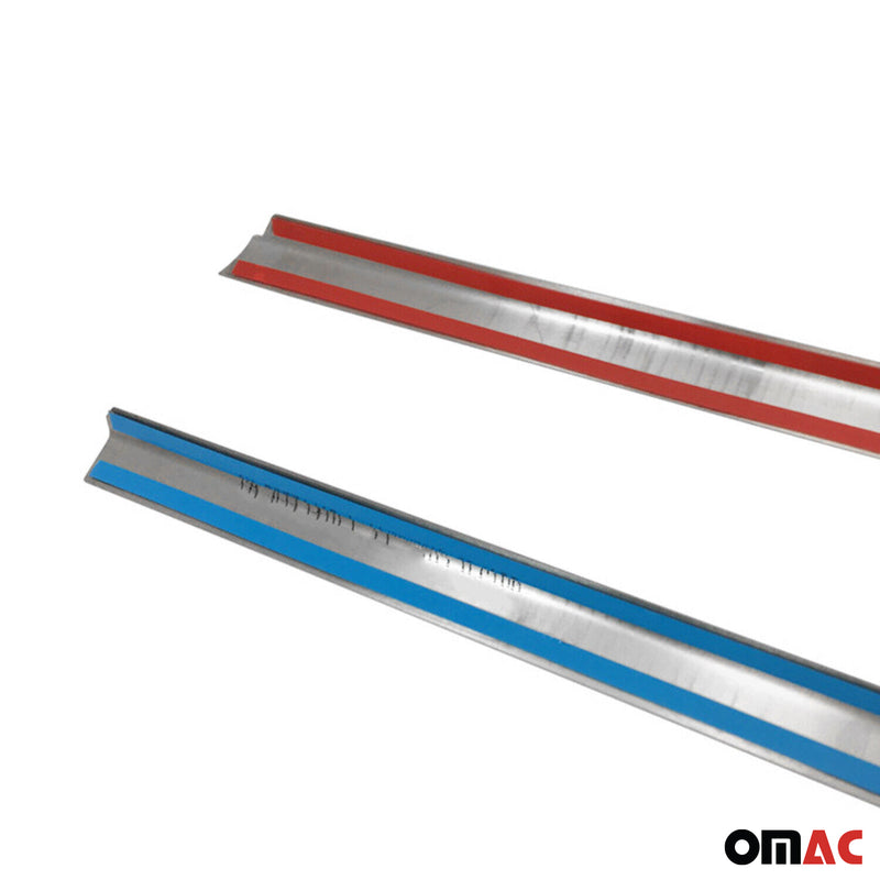 Fensterleisten Zierleisten für VW Caddy 2015-2020 Edelstahl Dunkel 2tlg