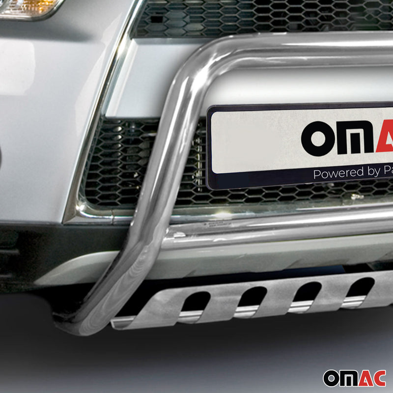 Frontbügelschutz Frontschutzbügel für Mitsubishi Outlander 2010-2012 ABE Silber