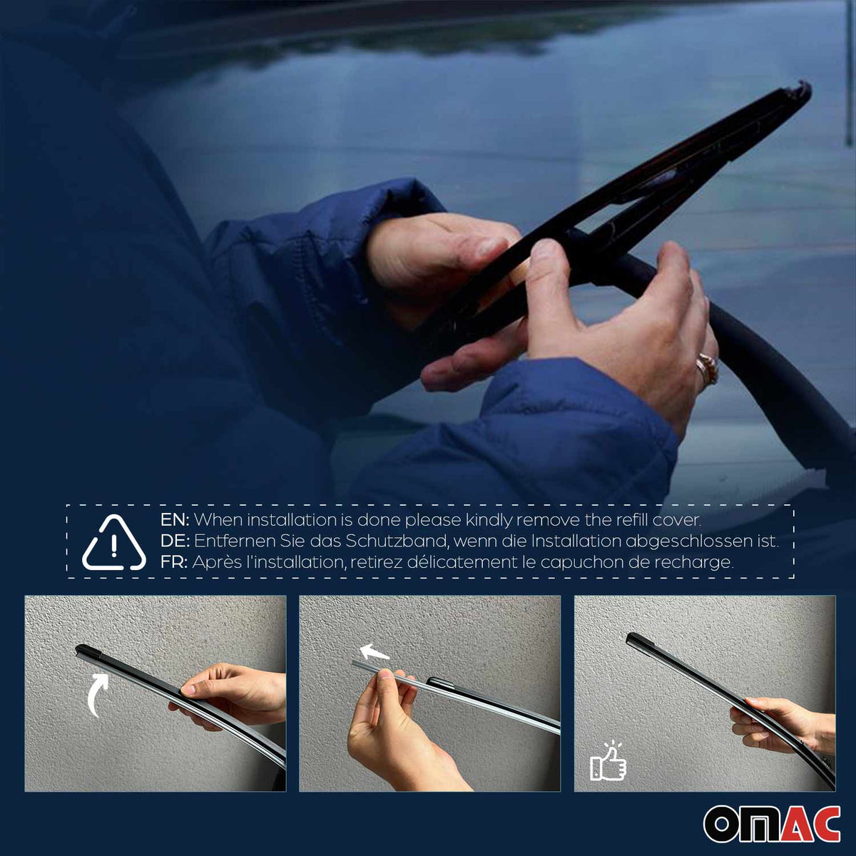 Heckscheibenwischer Scheibenwischer für VW Passat Variant B6 2005-2010 11" 275mm