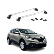 Dachträger Grundtäger für Renault Kadjar 2015-2022 100kg Alu Silber 2 tlg ABE