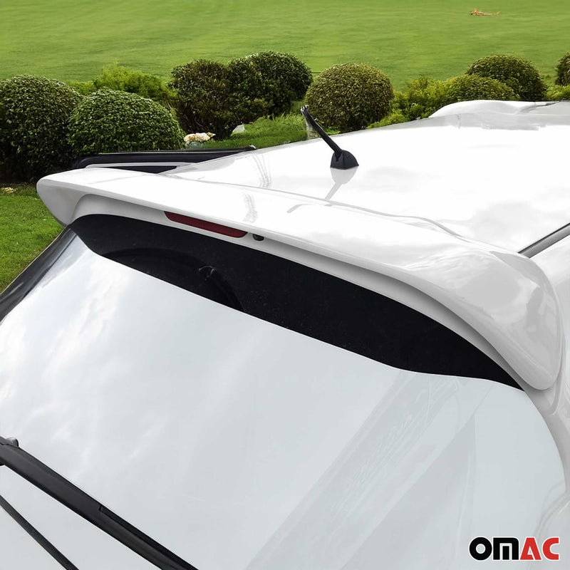 Heckspoiler Dachspoiler Hecklippe für Nissan Juke 2011-2019 ABS Lackiert Weiß