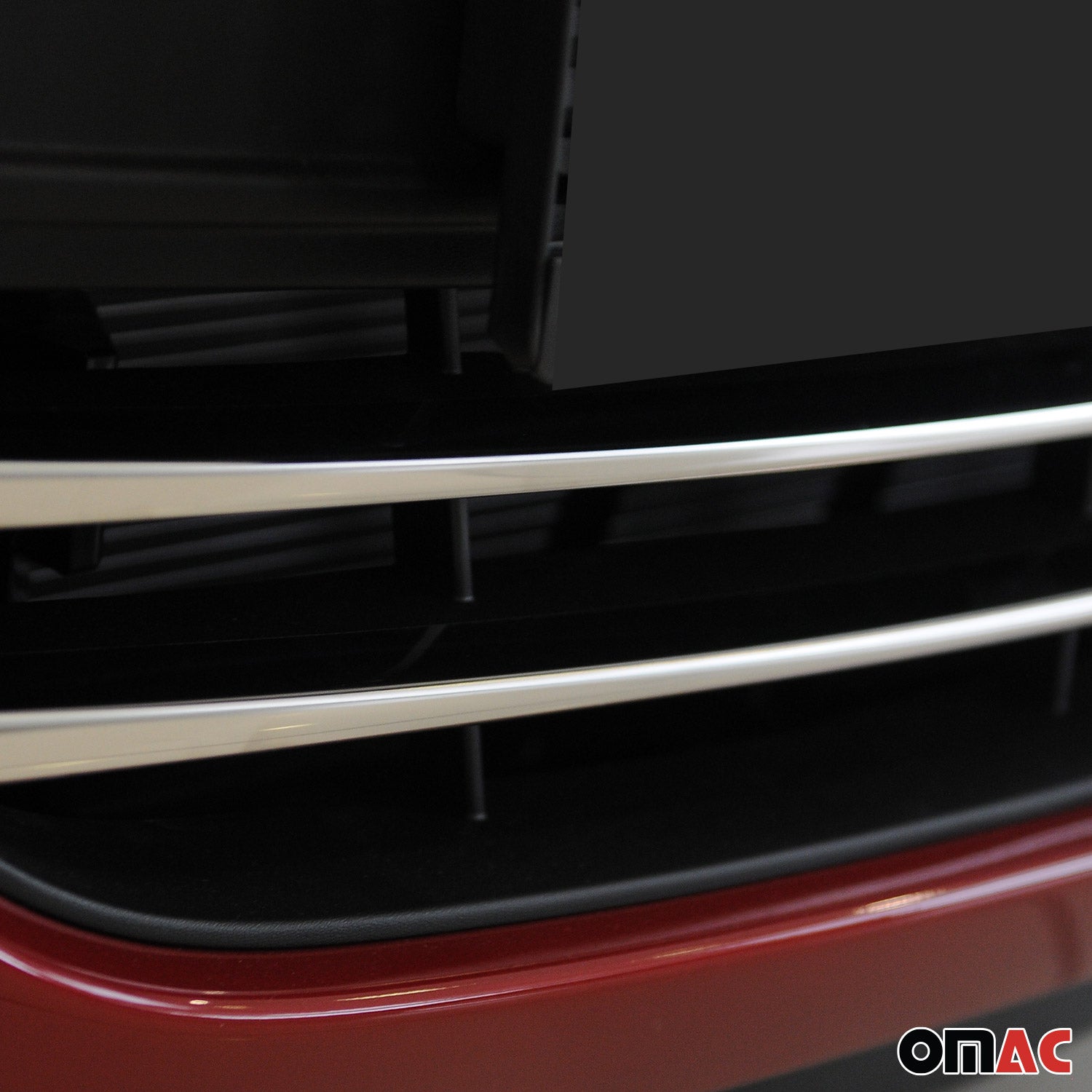Kühlergrill Leisten Grillleisten für Hyundai i20 2012-2014 Edelstahl Chrom 2tlg