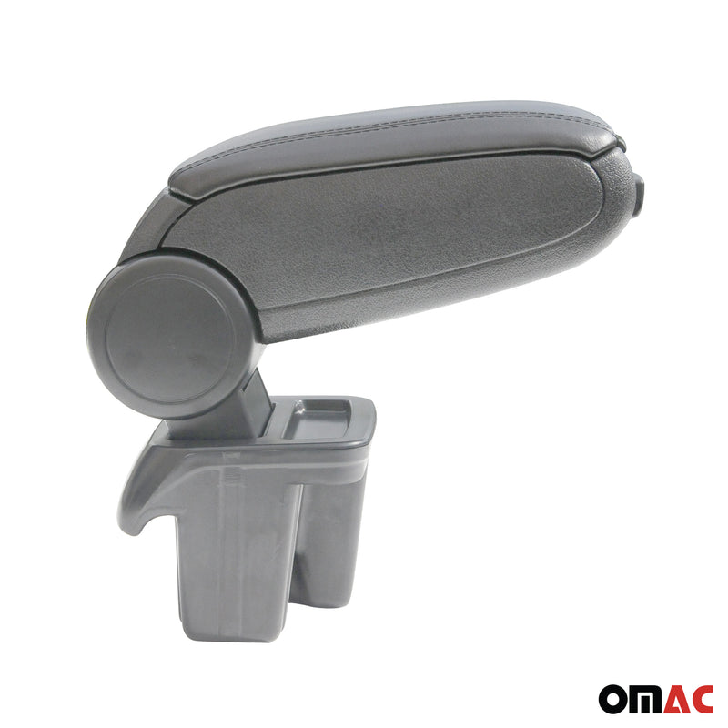 Mittelarmlehne Armlehne Mittelkonsole für Ford Focus 2015-2018 PU-Leder ABS Grau