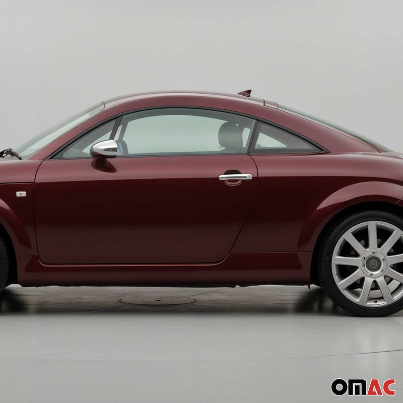 Türgriff Blende Chrom für Seat Mii 2011-2025 2-Tür Gebürstet Silber 2tlg