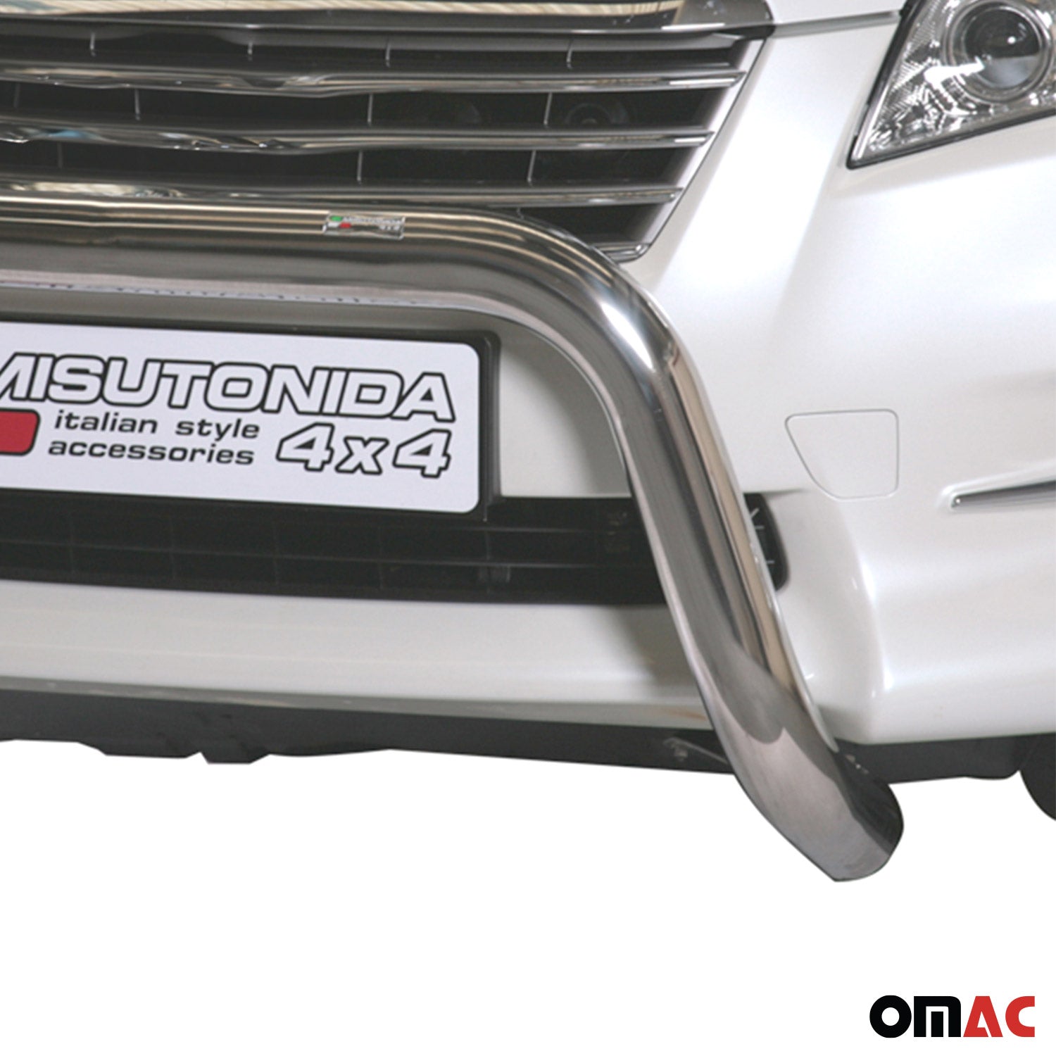 Frontbügel Frontschutzbügel für Toyota RAV4 XA30 2010-2012 ø76mm Stahl Silber
