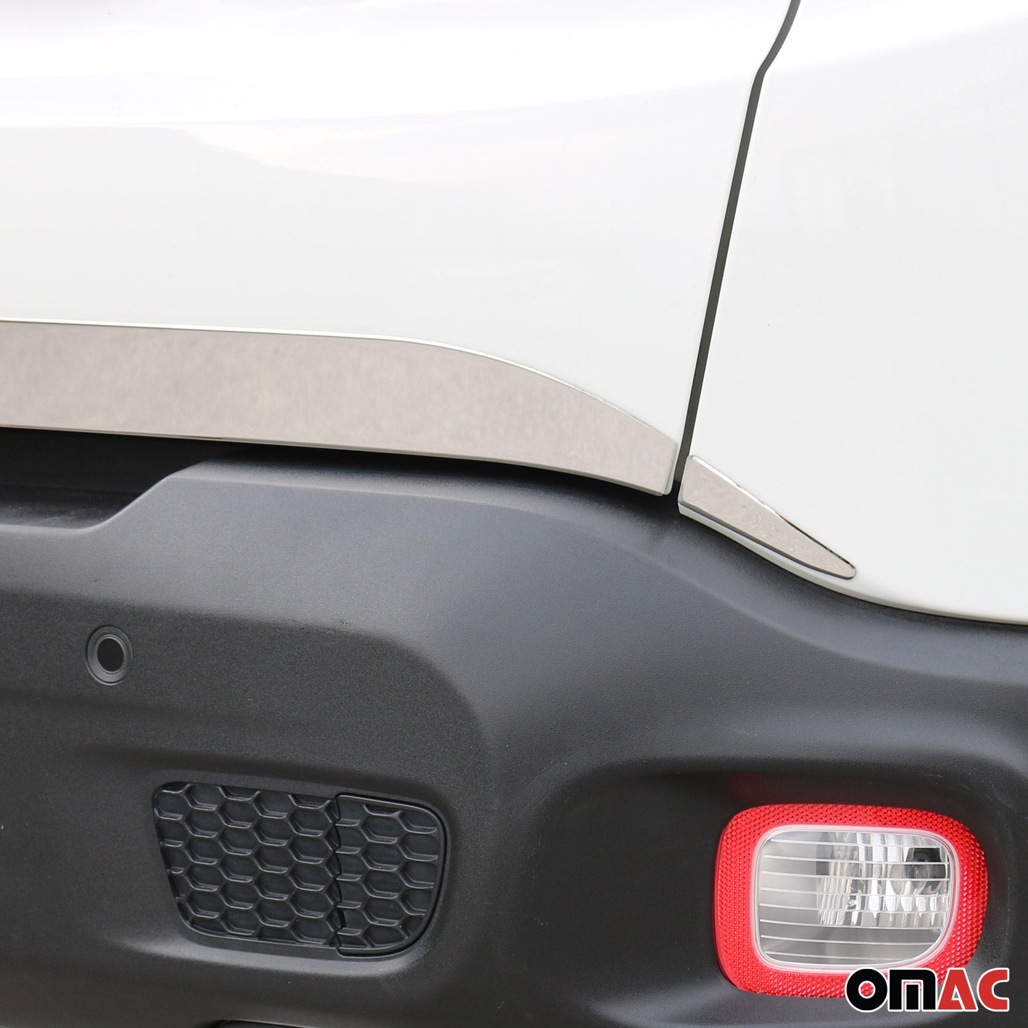 Kofferraumleiste Heckleiste für Jeep Renegade 2019-2024 Edelstahl Chrom 3tlg