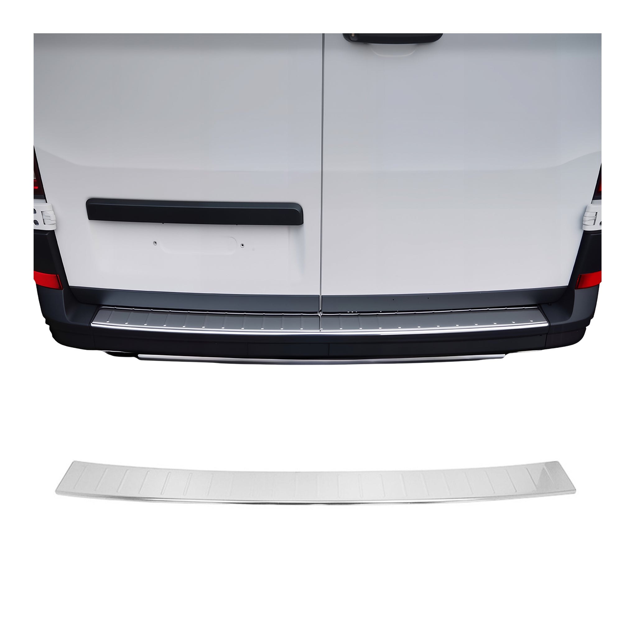 Ladekantenschutz Stoßstangenschutz für VW Crafter 2017-2026 Edelstahl Chrom
