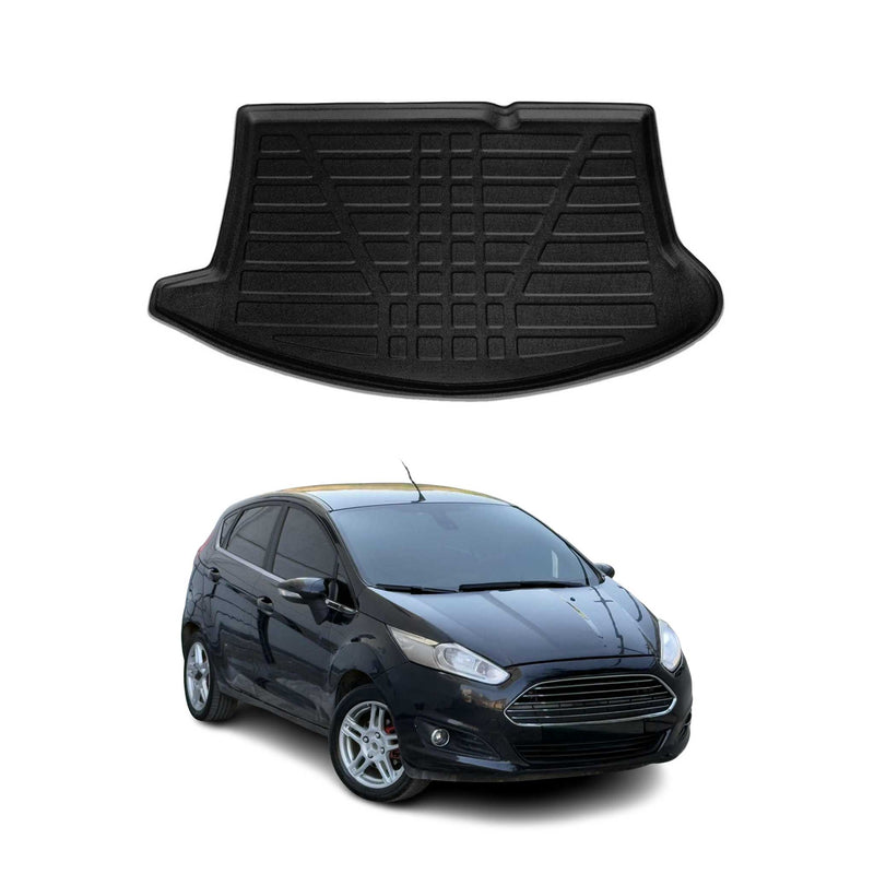 Kofferraumwanne Laderaumwanne für Ford Fiesta 2009-2017 Schrägheck 5tür Gummi