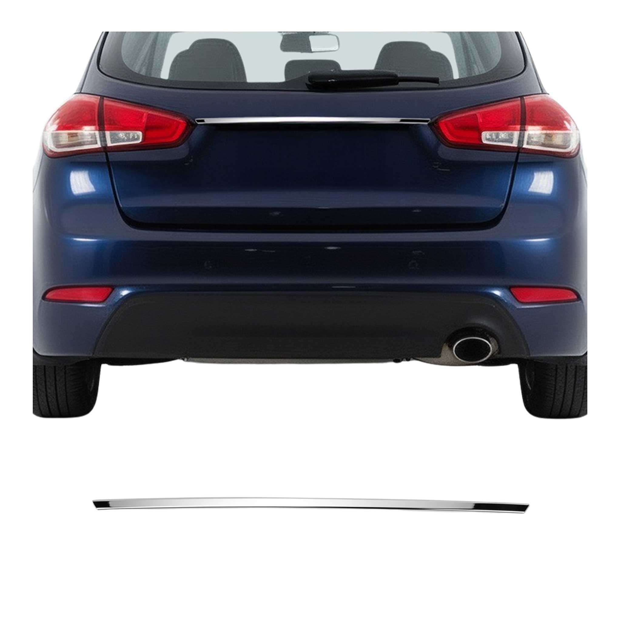 Heckklappe Kofferraumöffner Griff für Kia Cerato 2013-2018 Edelstahl Chrom