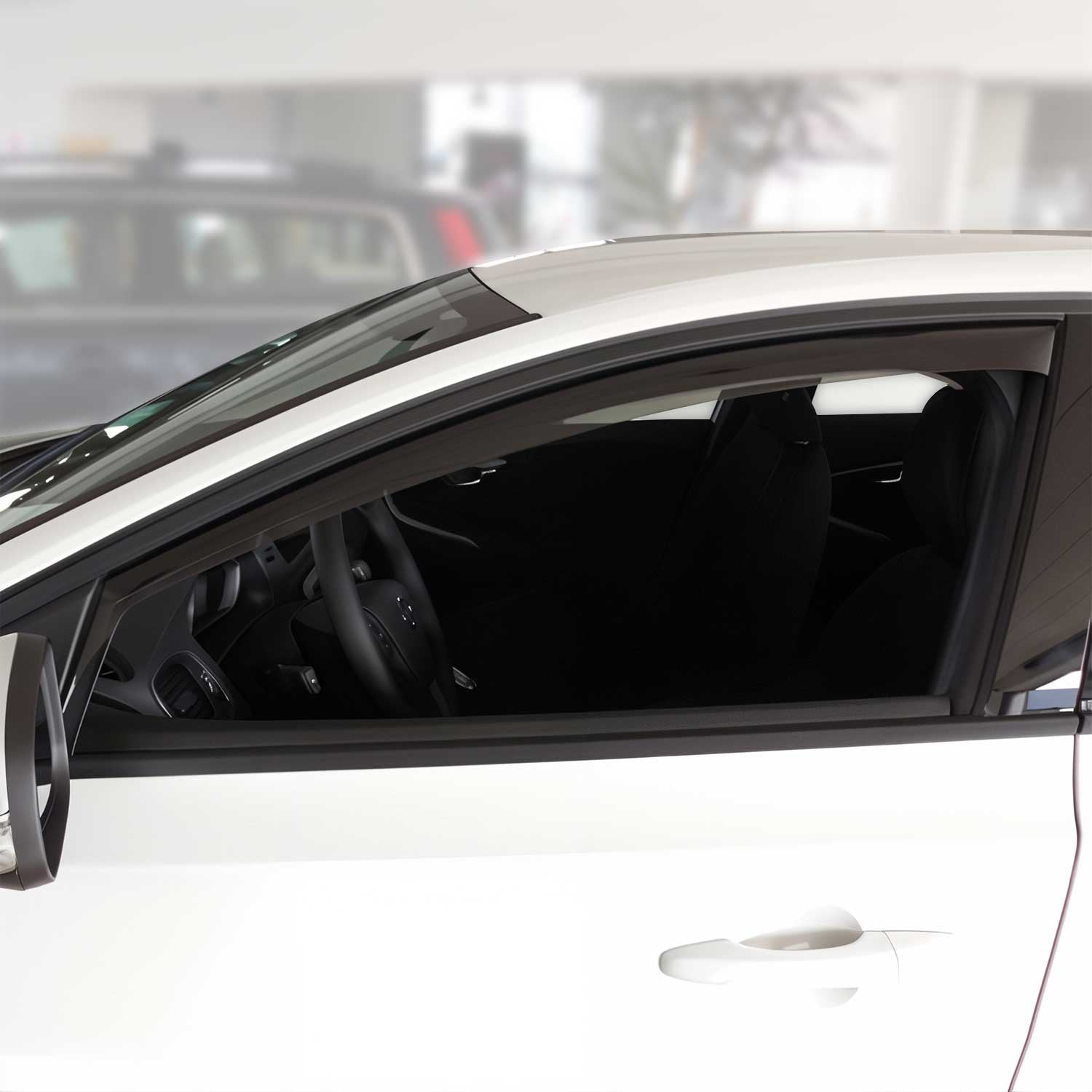 Windabweiser Regenabweiser für Volvo V40 2012-2019 Dunkel Acryl 2tlg