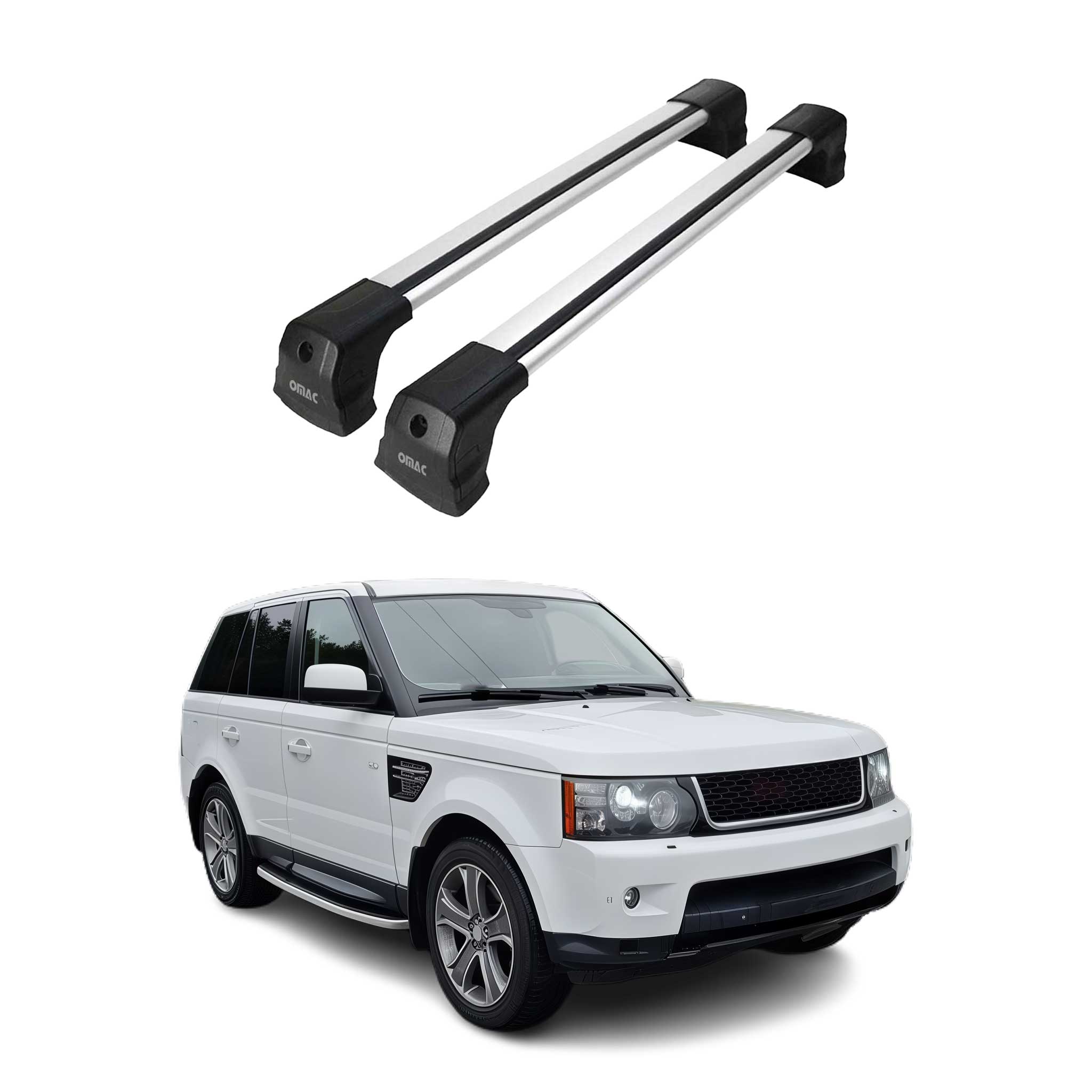 Dachträger Gepäckträger für Range Rover Sport L320 2005-2013 Aluminium Grau